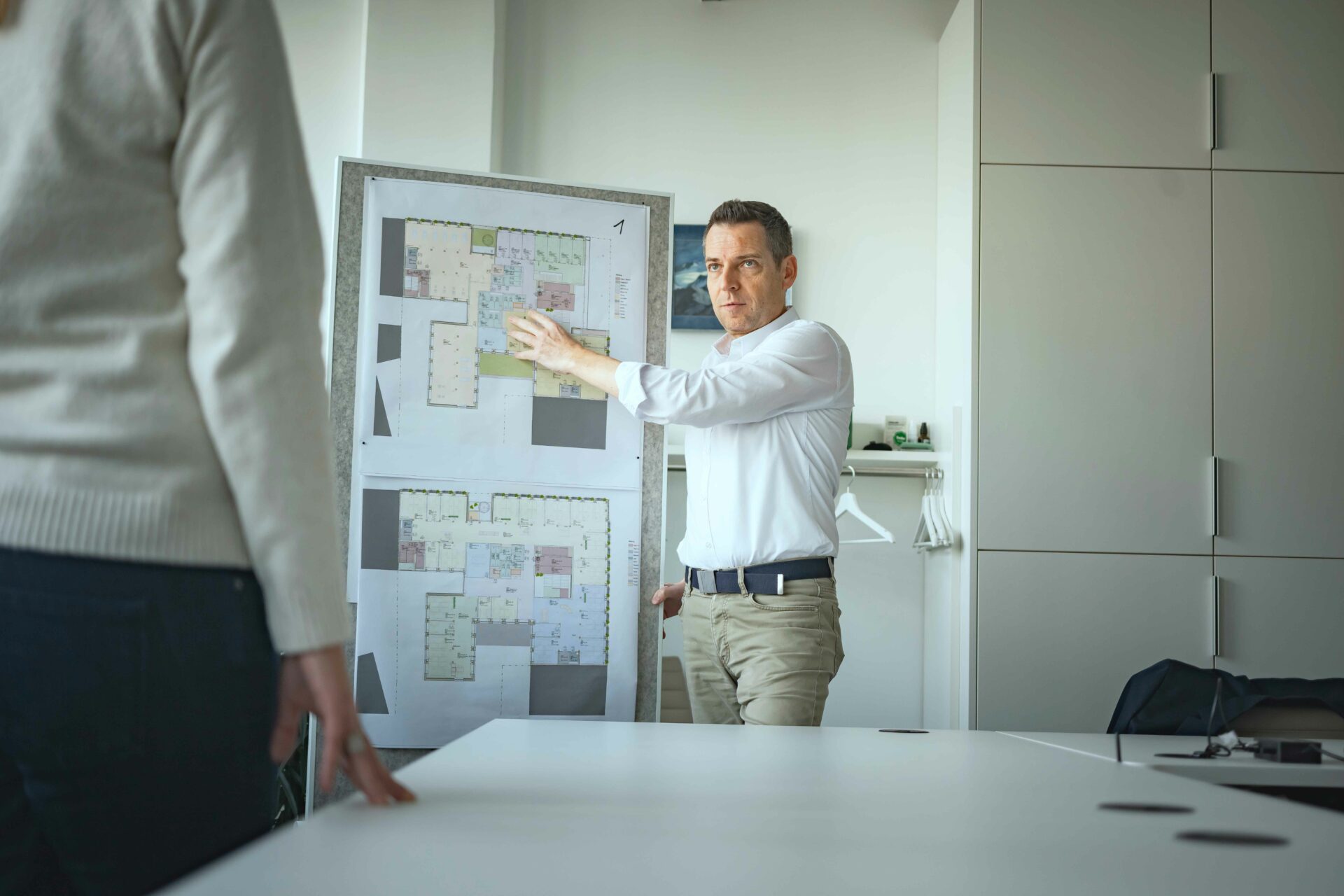 Günther Knapp, Projektleiter der Baumstelle